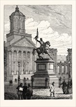 STATUE OF GODFREY DE BOUILLON, BRUSSELS