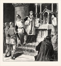 ARREST OF ARCHBISHOP GEOFFREY IN A MONASTERY AT DOVER