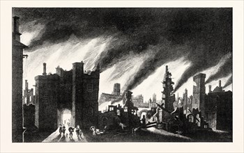 THE GREAT FIRE OF LONDON, 1666.