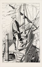 COLUMBUS ON HIS FIRST VOYAGE TO AMERICA.