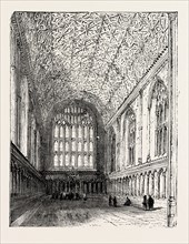 THE CHAPTER HOUSE, CANTERBURY CATHEDRAL.