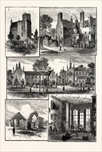 EDINBURGH: 1. WARRENDER HOUSE; 2. ST. MARGARET'S CONVENT; 3. RUINS OF ST. ROQUE'S CHAPEL; 4. GRANGE