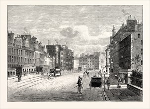 EDINBURGH: LEITH WALK, FROM GAYFIELD SQUARE, LOOKING SOUTH