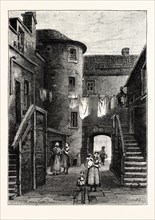 EDINBURGH: LAMB'S CLOSE, ST. GILES'S STREET, 1850, LEITH