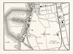 EDINBURGH: MAP OF GRANTON AND NEIGHBOURHOOD