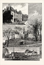 EDINBURGH: 1. CAROLINE PARK; 2. RUINS OF GRANTON CASTLE; 3. EAST PILTON