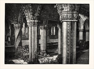 EDINBURGH: ROSLIN CHAPEL: VIEW FROM THE CHANCEL