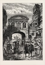 TEMPLE BAR IN DR. JOHNSON'S TIME, LONDON