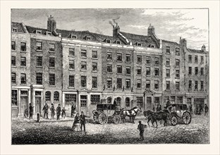 HOARE'S OLD BANKING HOUSE, FROM A DRAWING BY SHEPHERD, 1838, IN THE CRACE COLLECTION, LONDON