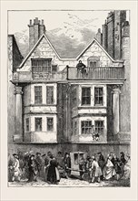 OLD HOUSES IN FLEET STREET, NEAR ST. DUNSTAN'S CHURCH, LONDON