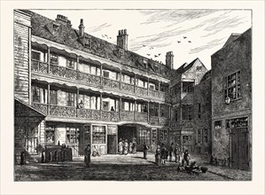 THE INNER COURT OF THE OLD BELLE SAUVAGE, LONDON