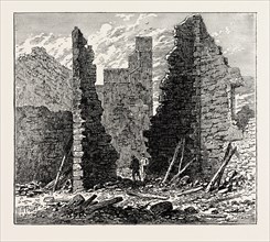 RUINS OF THE BARBICAN ON LUDGATE HILL, 1792, LONDON