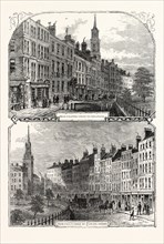 ST. PAUL'S CHURCHYARD IN 1820: FROM CHAPTER COURT TO CHEAPSIDE, FROM PAUL'S CHAIN TO WATLING STREET
