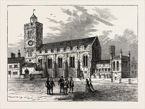 THE CHURCH OF ST. MICHAEL AD BLADUM, A.D. 1585, LONDON