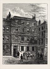 THE STONE HOUSE, KNIGHTRIDER STREET. From a Print in the  Gold-headed Cane. LONDON
