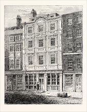 NO. 73, CHEAPSIDE. From an Old View, taken about 1760, LONDON