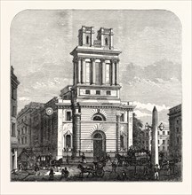 ST. MARY WOOLNOTH, 1870, LONDON