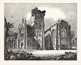 South-east View of Melrose Abbey