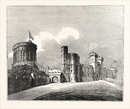 Windsor Castle. Round Tower, and South Front