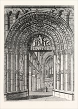 Principal Entrance and Interior of Rochester Cathedral