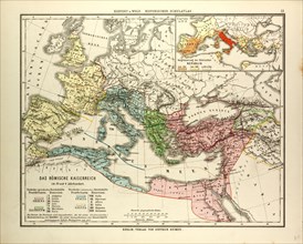 MAP OF THE ROMAN EMPIRE IN THE 4TH AND 5TH CENTURIES A.D.