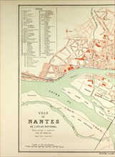 MAP OF NANTES