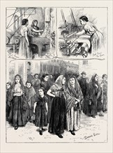 SKETCHES AT A MANCHESTER COTTON FACTORY