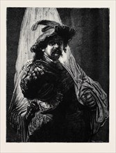 THE STANDARD BEARER, AFTER A PAINTING BY REMBRANDT