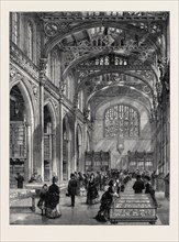 INTERIOR OF THE NEW CITY LIBRARY, GUILDHALL, LONDON