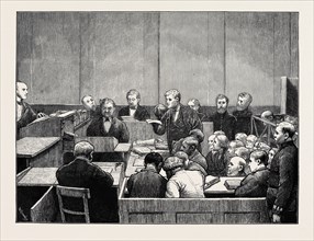 THE HYDE PARK PROSECUTIONS: A SKETCH IN MARLBOROUGH STREET POLICE COURT, LONDON