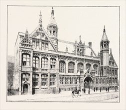 THE NEW LAW COURTS AT BIRMINGHAM, OPENED BY T.R.H. THE PRINCE AND PRINCESS OF WALES: THE EXTERIOR