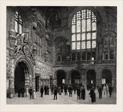 THE NEW LAW COURTS AT BIRMINGHAM, OPENED BY T.R.H. THE PRINCE AND PRINCESS OF WALES: THE GREAT HALL