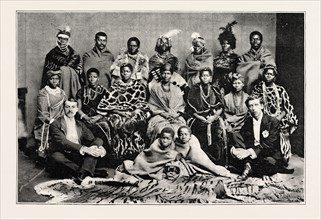 THE AFRICAN NATIVE CHOIR, WHICH SANG BEFORE H.M. THE QUEEN AT OSBORNE