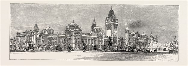 THE SOUTH KENSINGTON MUSEUM COMPETITION: MR. ASTON WEBB'S DESIGN, WHICH HAS BEEN ACCEPTED BY THE