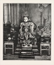 THE CROWN PRINCE OF SIAM IN STATE ROBES