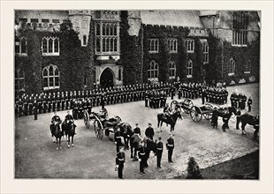 YOUNG ENGLAND, PARADE OF THE CADETS AT MALVERN COLLEGE