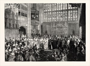 THE MARRIAGE OF T.R.H. THE PRINCE OF WALES AND THE PRINCESS ALEXANDRA OF DENMARK IN ST. GEORGE'S