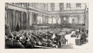 MEETING OF THE DELEGATES TO THE PEACE CONGRESS AT ROME, ITALY