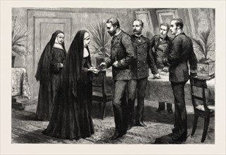 WITH THE MEDITERRANEAN SQUADRON: A VISIT OF THE SISTERS OF THE POOR TO A MAN OF WAR