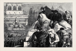 ROME: THE MARCH PAST BEFORE PRINCE HUMBERT ON THE KING'S BIRTHDAY
