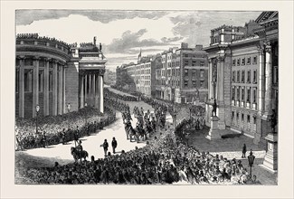 LORD MAYO'S FUNERAL: A SKETCH NEAR THE BANK OF IRELAND