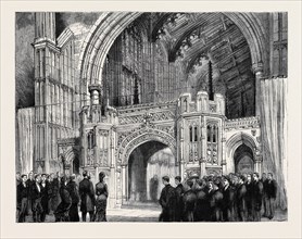 THE PRINCE OF WALES AT ETON COLLEGE: UNVEILING OF THE MEMORIAL ORGAN-SCREEN TO THE OLD ETONIANS WHO