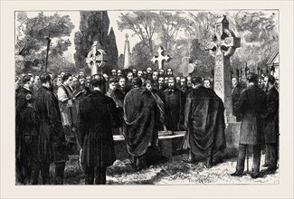 THE ASSASSINATIONS IN DUBLIN: FUNERAL OF MR. BURKE IN GLASNEVIN CEMETERY