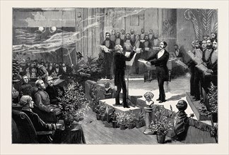 THE VOLUNTEERS AT PORTSMOUTH: THE CONCERT OF THE MINNESINGERS' CLUB IN THE PORTLAND HALL