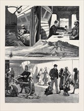 A JOURNEY BY THE OVERLAND ROUTE: 1. A Christmas Dinner in the "Wagon Lit"; 2. Tucked Up for the