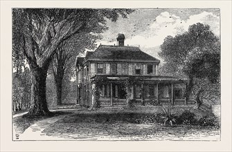 THE CRAIGIE HOUSE, CAMBRIDGE, MASSACHUSETTS, U.S.A., RESIDENCE OF THE LATE H.W. LONGFELLOW