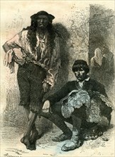 Slovenia, Gypsy and Farmer, 19th century