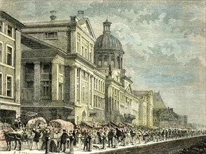 Bonsecours, market, France 1858