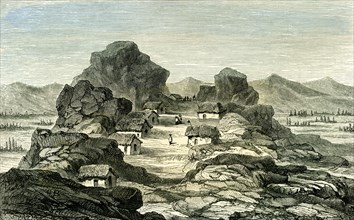 Sachaca Village, 1869, Peru