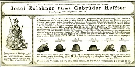 Hunting Hats, Austria 1891
